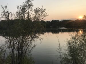Sunrise over Quinns Pond